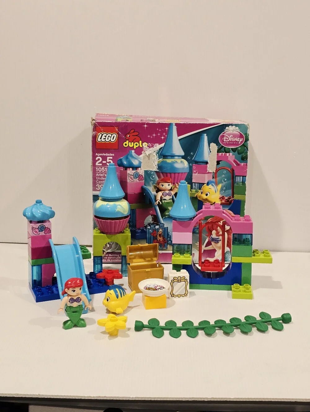 Lego Duplo 10515 Ariel Undersea Castle Little Mermaid Flounder Sebastian
